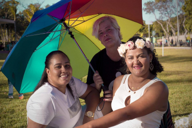 Josiane Marconi, casamento gay