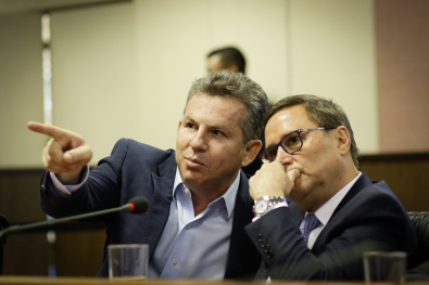 Mauro Carvalho e Mauro Mendes