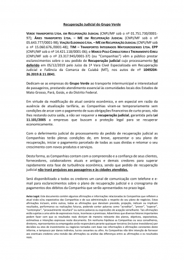 Nota verde