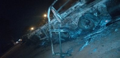 Motorista anda 17 quilômetros com caminhão em chamas em MT; vídeo