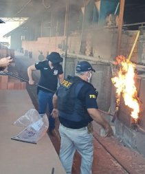 droga incinerada