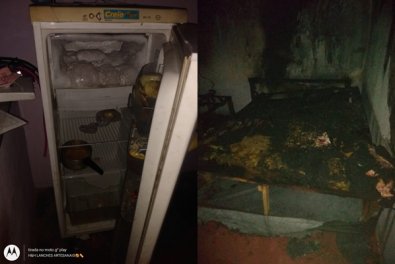 geladeira, incendio