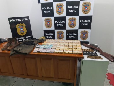 GCCO, dinheiro roubado, assalto banco