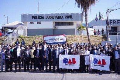 OAB protesto, desagravo