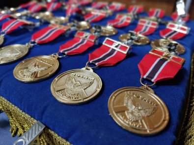 Rotam homenagem, medalha