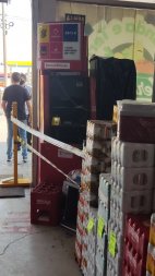 caixa arrombado, mercado fortaleza