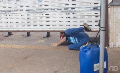 Enem - candidato rola no chao