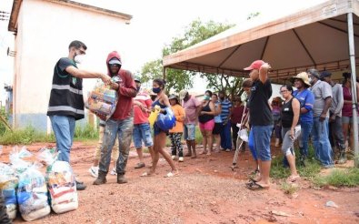trabalhadores aterro sanitario
