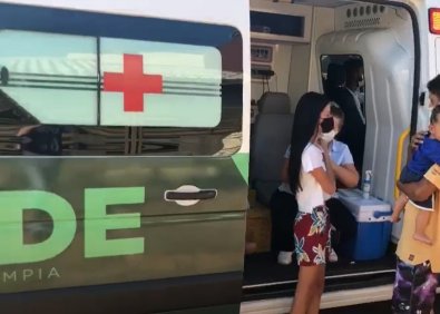 ambulancia vacina itinerante, nova olimpia