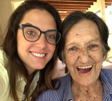 Janaina e Almerita, sogra fagundes