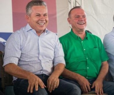 Mauro Mendes e Wellington Fagundes