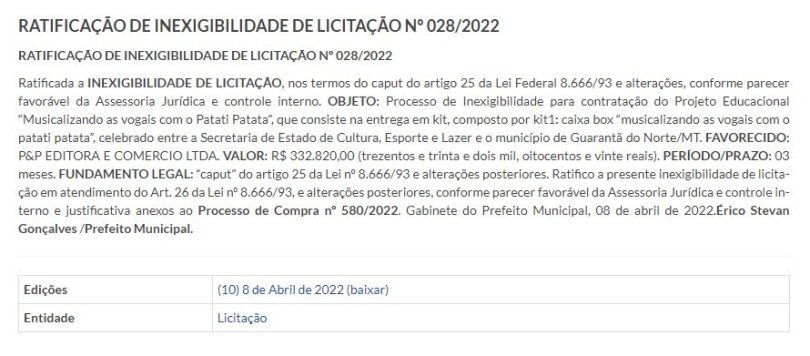 Patati Patata, guaranta 