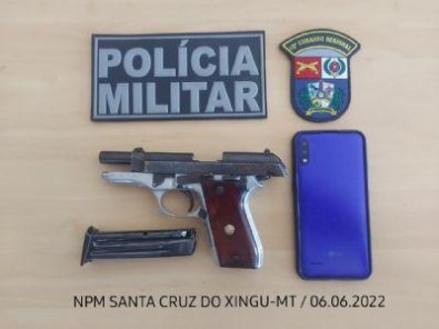 07.06 Suspeito por tentativa de homicï¿½dio ï¿½ preso em Santa Cruz do Xingu.jpg