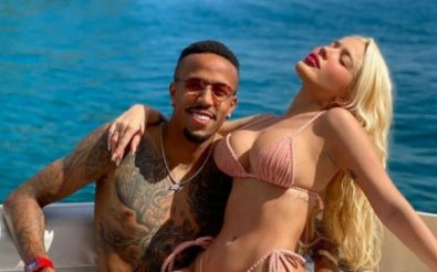 zagueiro Eder Militao e esposa Karoline Lima