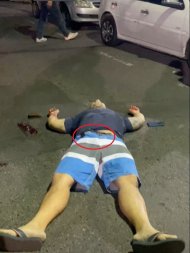 morte japao, arma na cintura, homicidio paccola