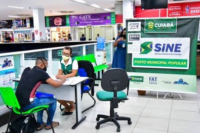 Sine Cuiaba, empregos