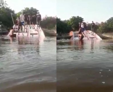 BARCO CANOA NAUFRAGIO