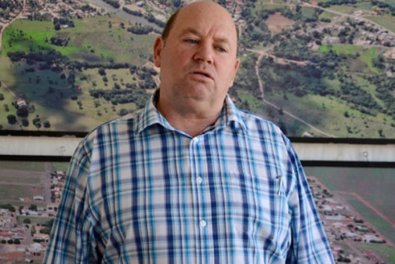 Humberto Bortolini, betao Itiquira