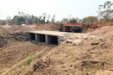 ponte concreto, rio aricazinho