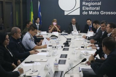 reuniao TRE, eleicao, drones