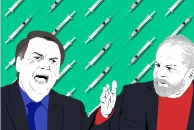 lula e bolsonaro vacinas
