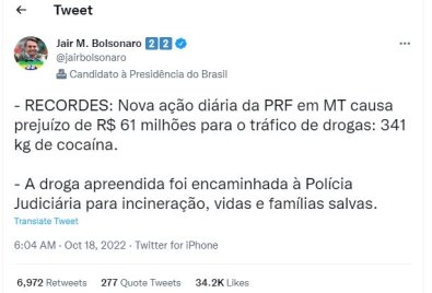 drogas bolsonaro