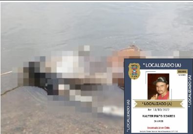 CORPO DE HOMEM IDENTIFICADO