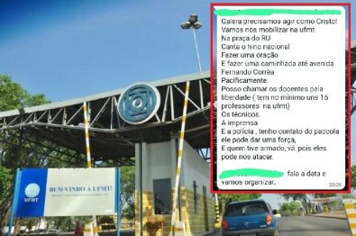 UFMT AMEACAS BOLSONARISTAS