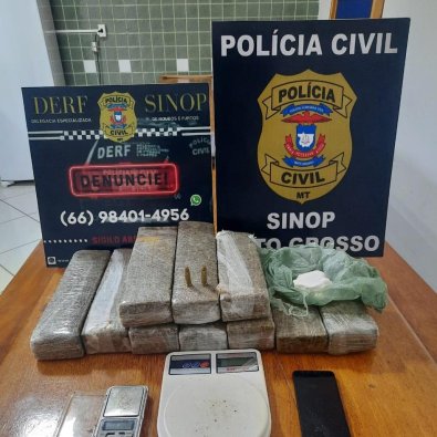 DERF de Sinop apreende dez tabletes de maconha.jpg
