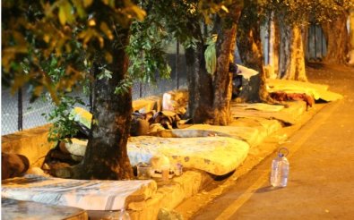 moradores de rua, agredidos