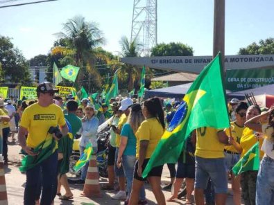 gado bolsonarista, bloqueio avenida cpa