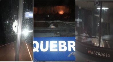 onibus atingidos com tiros 6