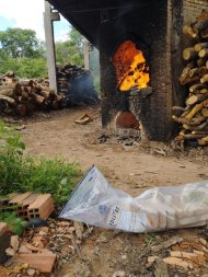 Droga incinerada