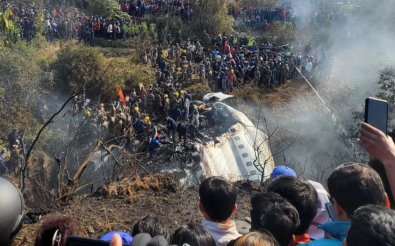 acidente aviao, nepal