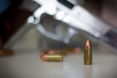 arma, revolver, tiro