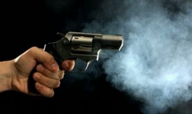 arma, tiro, revolver