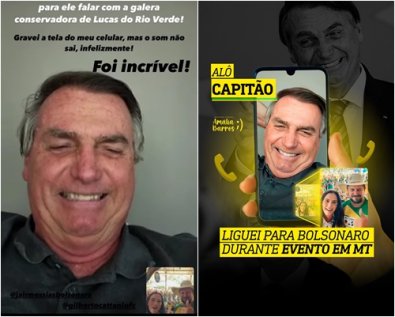 Amalia e bolsonaro