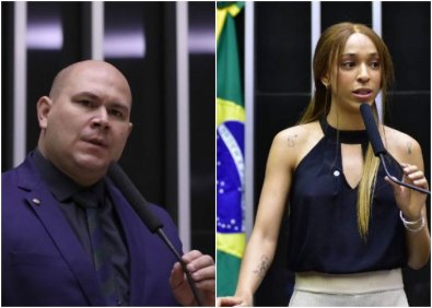 Abilio Brunini e Erika Hilton