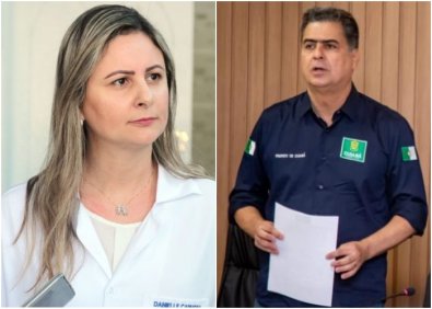 Danielle Carmona e Emanuel Pinheiro