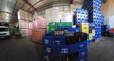 CERVEJAS APREENDIDAS, DINHEIRO