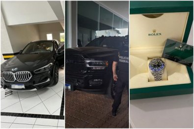 caros de luxo e rolex, operacao pelos ares