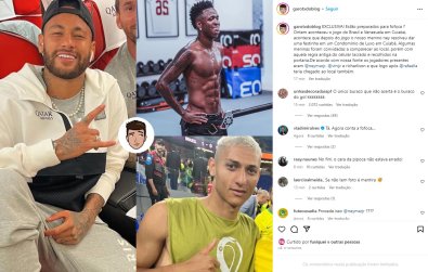 festinha Neymar e vini junior