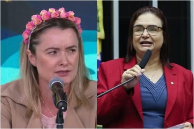 Julia Zanatta e Rosa Neide