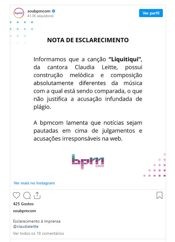 plagio claudia leitte