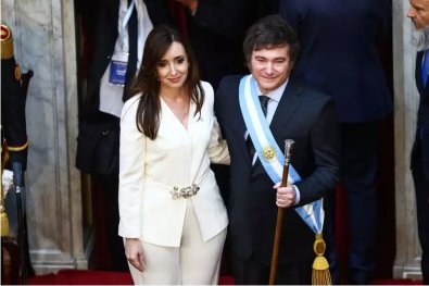 Milei toma posse na argentina