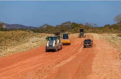 MT-402, obra asfalto