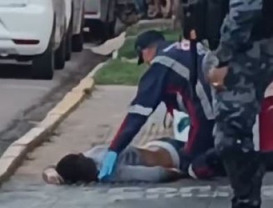 assaltante baleado