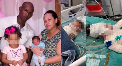 explosao churrasqueira, bebe morre