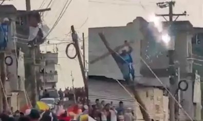 jesus eletrocutado