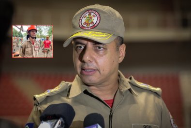 montagem comandante e soldado